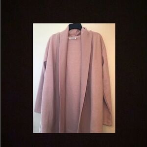 Womens Long pink cardigan